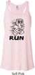 Black Penguin Power Run Ladies Flowy Racerback Tanktop
