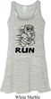 Black Penguin Power Run Ladies Flowy Racerback Tanktop