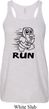 Black Penguin Power Run Ladies Flowy Racerback Tanktop