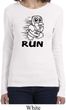 Black Penguin Power Run Ladies Long Sleeve Shirt