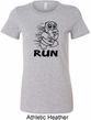 Black Penguin Power Run Ladies Longer Length Shirt