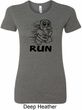 Black Penguin Power Run Ladies Longer Length Shirt
