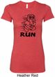 Black Penguin Power Run Ladies Longer Length Shirt