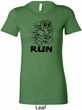 Black Penguin Power Run Ladies Longer Length Shirt
