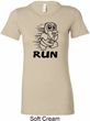 Black Penguin Power Run Ladies Longer Length Shirt