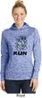 Black Penguin Power Run Ladies Moisture Wicking Hoodie