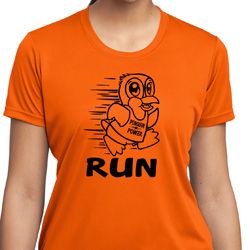 Black Penguin Power Run Ladies Moisture Wicking Shirt