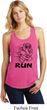 Black Penguin Power Run Ladies Racerback Tank Top