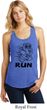 Black Penguin Power Run Ladies Racerback Tank Top