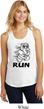 Black Penguin Power Run Ladies Racerback Tank Top