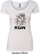 Black Penguin Power Run Ladies Scoop Neck Shirt