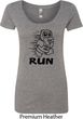 Black Penguin Power Run Ladies Scoop Neck Shirt