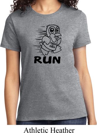 Black Penguin Power Run Ladies Shirt