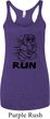 Black Penguin Power Run Ladies Tri Blend Racerback Tank Top