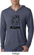 Black Penguin Power Run Lightweight Hoodie Shirt