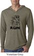 Black Penguin Power Run Lightweight Hoodie Shirt
