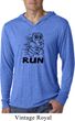 Black Penguin Power Run Lightweight Hoodie Shirt