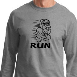Black Penguin Power Run Long Sleeve Shirt