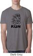 Black Penguin Power Run Mens Burnout Shirt