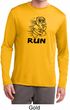 Black Penguin Power Run Mens Dry Wicking Long Sleeve Shirt