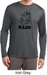 Black Penguin Power Run Mens Dry Wicking Long Sleeve Shirt