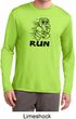 Black Penguin Power Run Mens Dry Wicking Long Sleeve Shirt