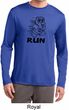 Black Penguin Power Run Mens Dry Wicking Long Sleeve Shirt