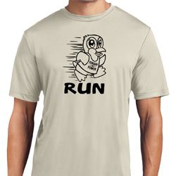Black Penguin Power Run Mens Moisture Wicking Shirt