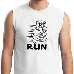 Black Penguin Power Run Mens Muscle Shirt