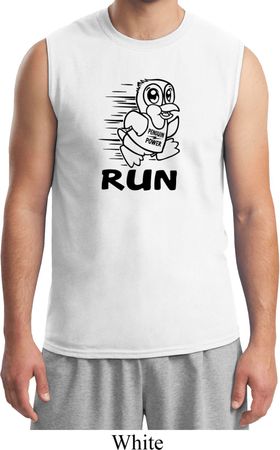 Black Penguin Power Run Mens Muscle Shirt