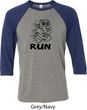 Black Penguin Power Run Mens Raglan Shirt