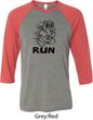Black Penguin Power Run Mens Raglan Shirt