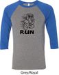 Black Penguin Power Run Mens Raglan Shirt