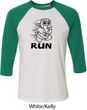 Black Penguin Power Run Mens Raglan Shirt