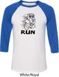 Black Penguin Power Run Mens Raglan Shirt