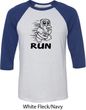 Black Penguin Power Run Mens Raglan Shirt