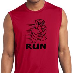 Black Penguin Power Run Mens Sleeveless Moisture Wicking Shirt
