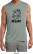Black Penguin Power Run Mens Sleeveless Moisture Wicking Shirt