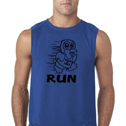 Black Penguin Power Run Mens Sleeveless Shirt