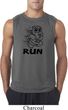 Black Penguin Power Run Mens Sleeveless Shirt