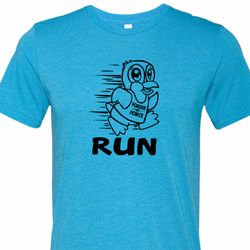 Black Penguin Power Run Mens Tri Blend Crewneck Shirt