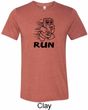 Black Penguin Power Run Mens Tri Blend Crewneck Shirt
