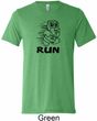 Black Penguin Power Run Mens Tri Blend Crewneck Shirt