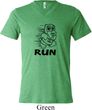Black Penguin Power Run Mens Tri Blend V-neck Shirt