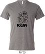 Black Penguin Power Run Mens Tri Blend V-neck Shirt