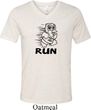 Black Penguin Power Run Mens Tri Blend V-neck Shirt
