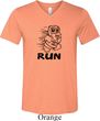 Black Penguin Power Run Mens Tri Blend V-neck Shirt