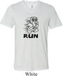 Black Penguin Power Run Mens Tri Blend V-neck Shirt