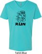 Black Penguin Power Run Mens V-Neck Shirt