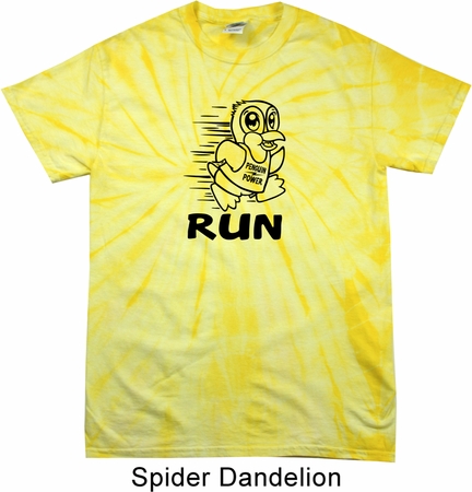 Black Penguin Power Run Spider Tie Dye Shirt